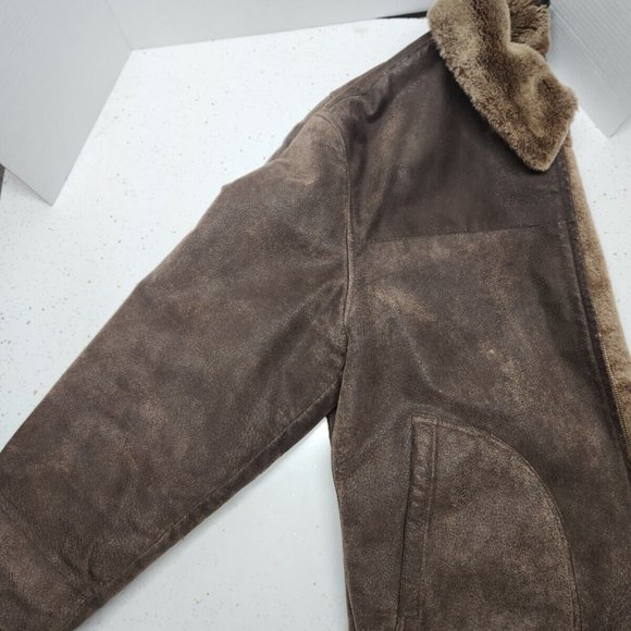 F.R. Tripler Genuine Leather Coat with Lining - Picture 3 of 6